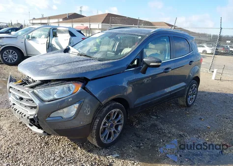 2018 Ford Ecosport Titanium z USA, uszkodzony, nr VIN MAJ6P1WL7JC190012
